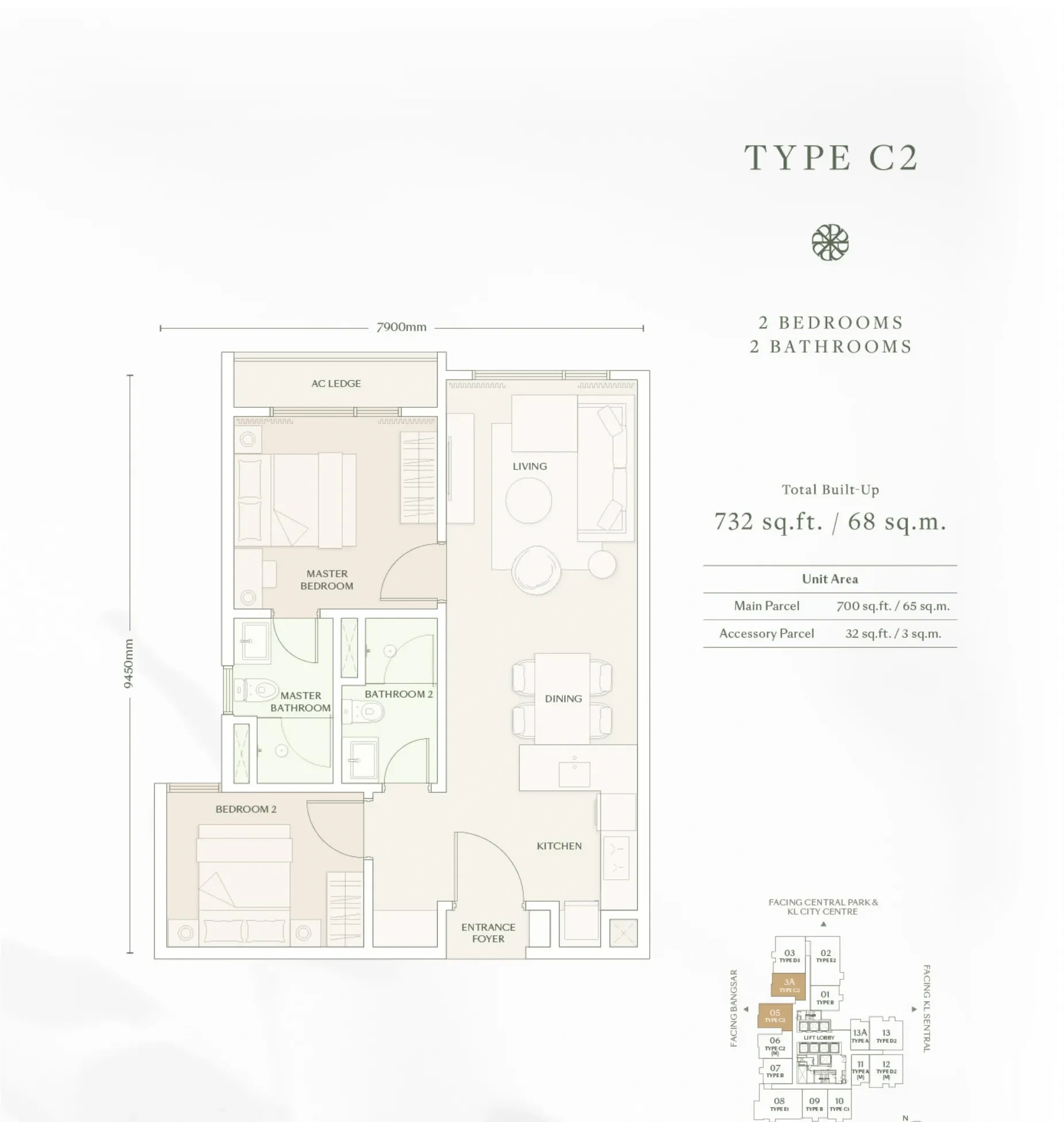 Type C2 Floor Plan